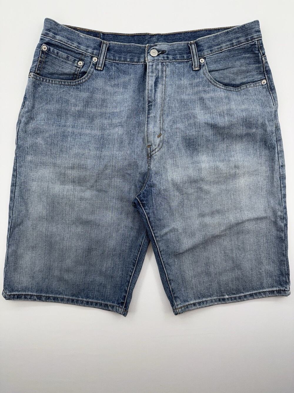 Levi's 569 Jean Blue Denim Shorts Size 36 Jorts Classic Vintage Cotton Baggy Y2K
